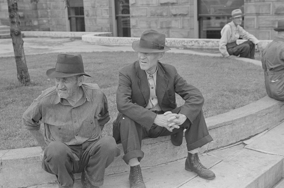 courthouse men sitting