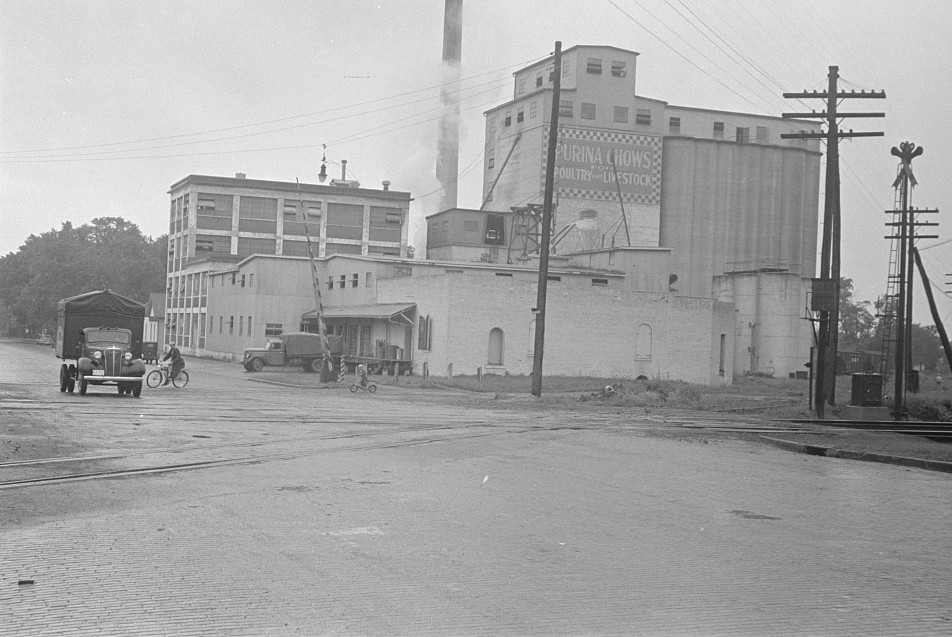 feed mill circleville, ohio 1938 ben shahn