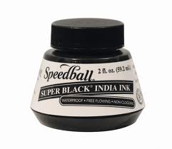 black india ink