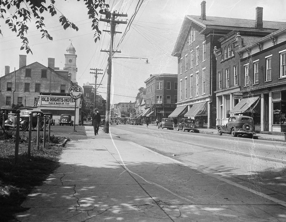 Street scene. Hightstown, New Jersey 1935