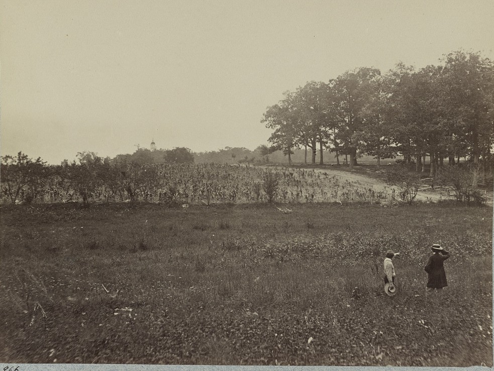 Battle-field of Gettysburg. Scene of General Reynold's death