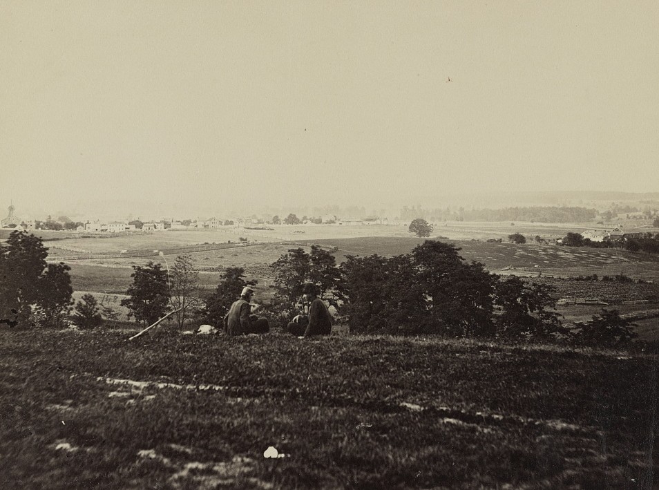 Battle-field of Gettysburg. Scene of the charge of the Louisiana Tigers