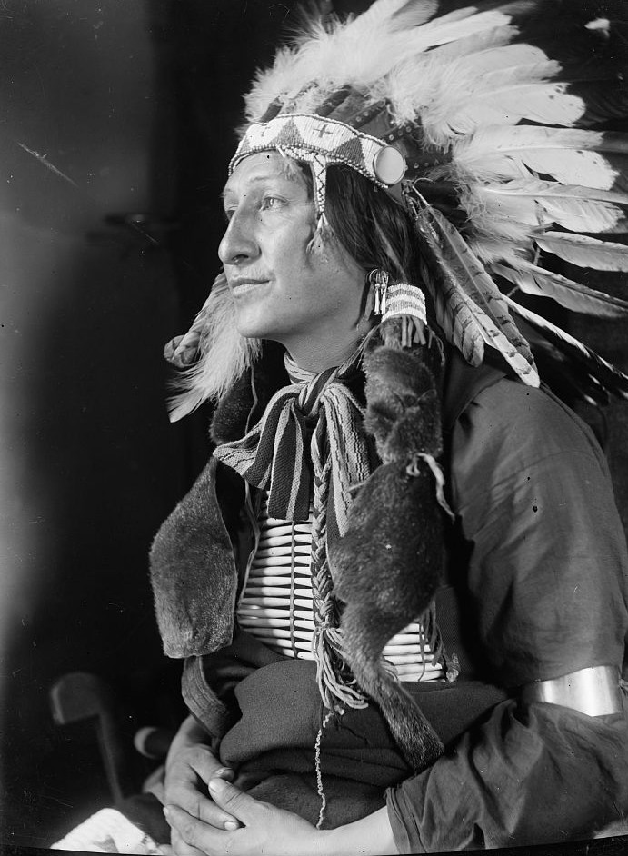 Joe Black Fox, a Sioux Indian from Buffalo Bill's Wild West Show