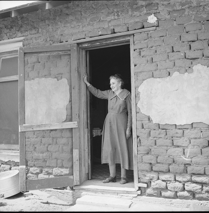 One of the pioneer women of the Oklahoma Panhandle dust bowl  photographer Arthur Rothstein 1936