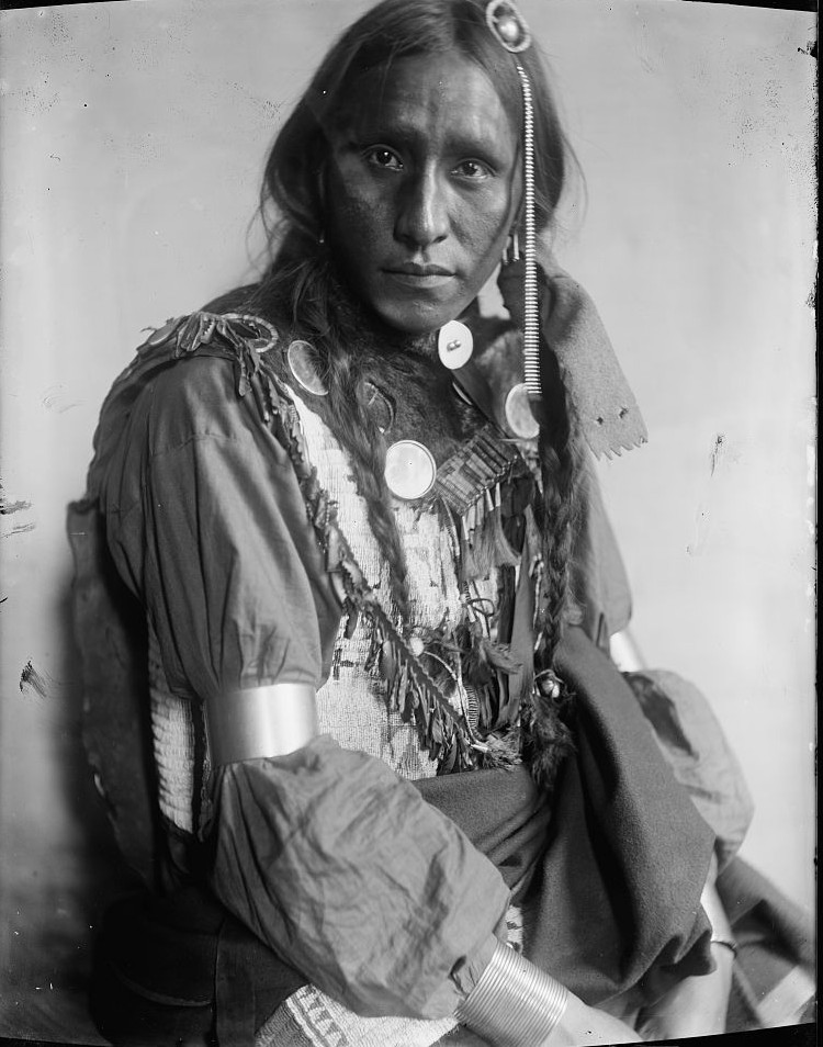White War Bonnet, American Indian