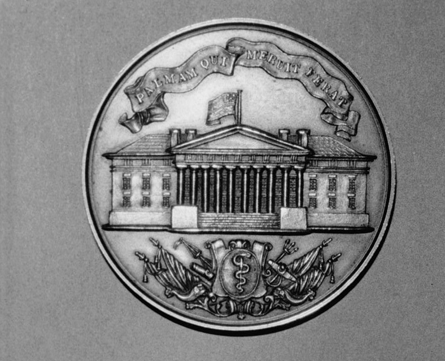 medal yellow fever medal 1856