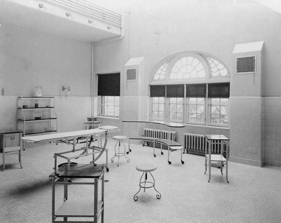 operating room in Ellis Island