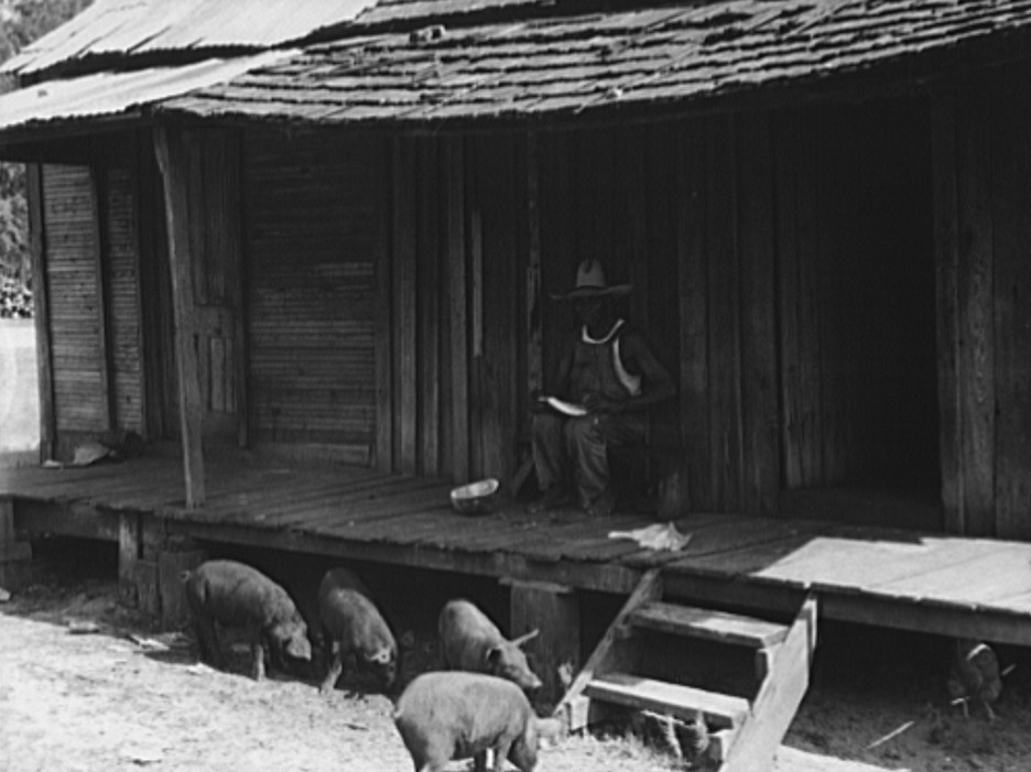 5Georgia Turpentine workers homel July 1937 by Dorothea Lange