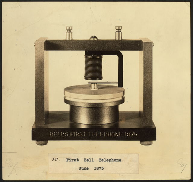 First bell telephone Jun 1875