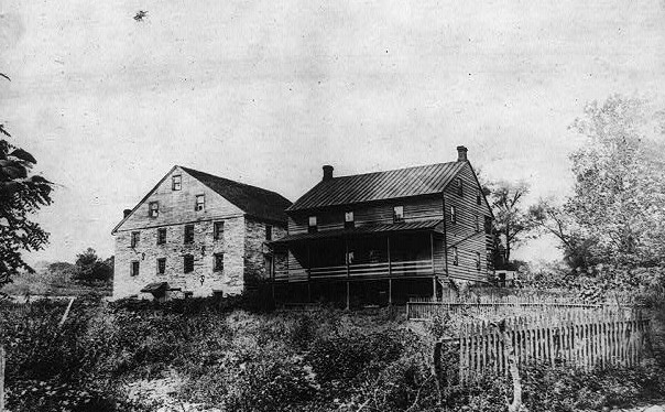 House in which Daniel Drawbaugh invented the first telephone in the early 1860's