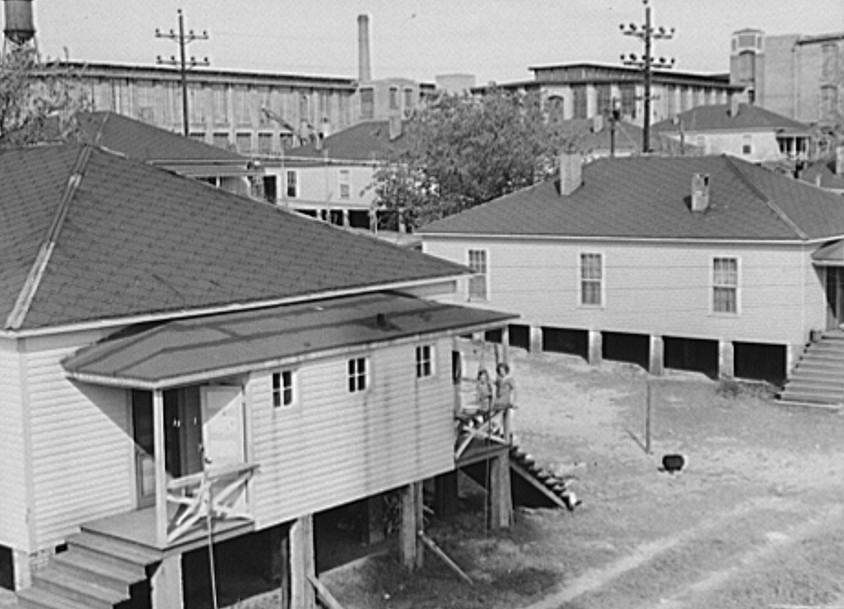 Mill workers' homes. Greene County, Georgia2