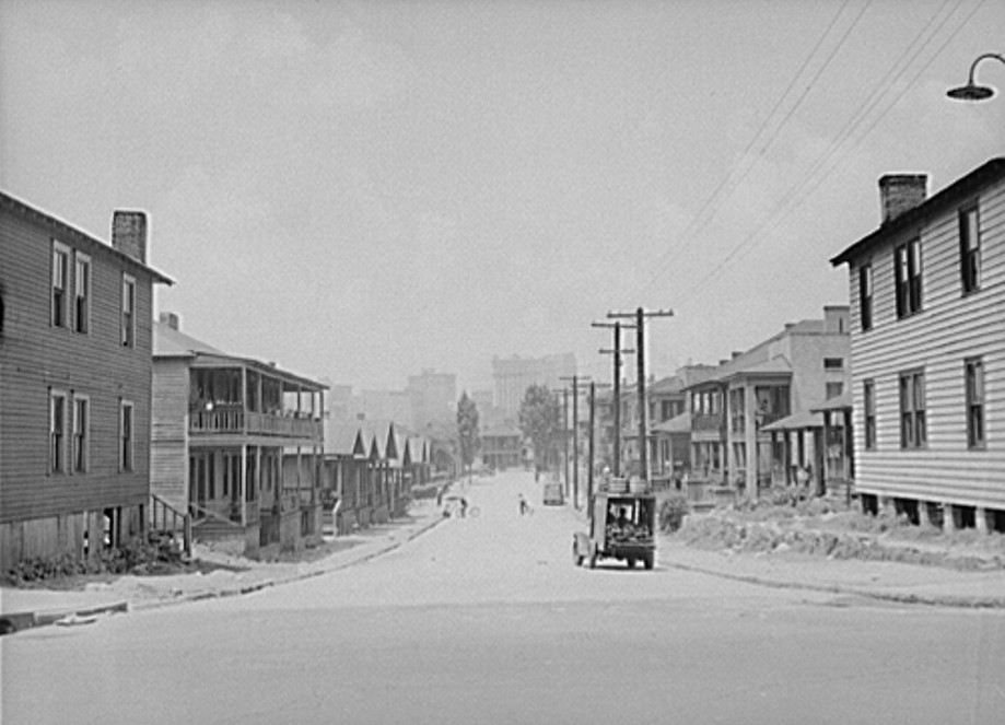 Slums in Negro district. Atlanta, Georgia2 1939