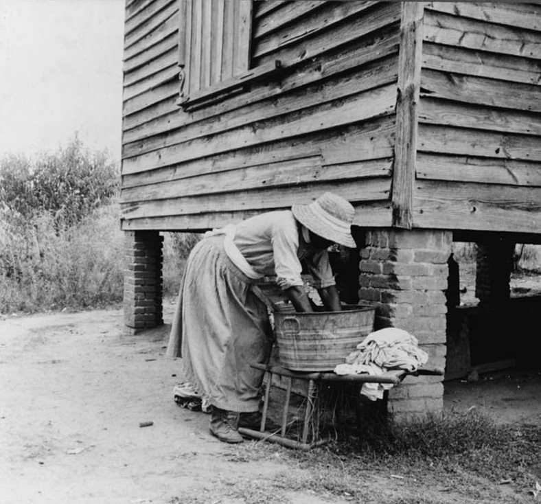 Washing facilities on a Greene County, Georgia, tenant farm 1937 dorothea lange