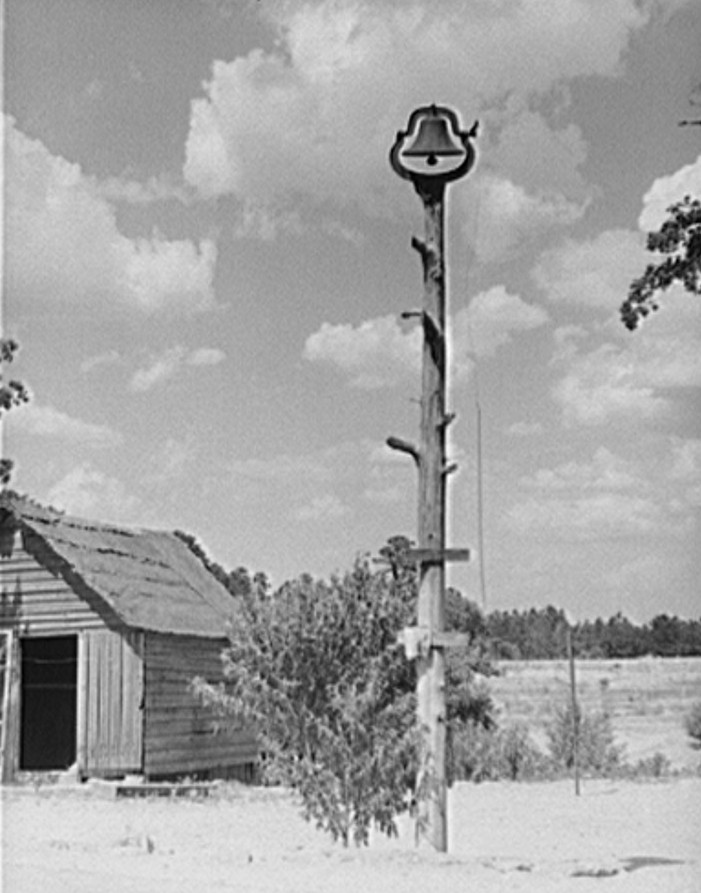 old plantation bell 1941 Jack Delano