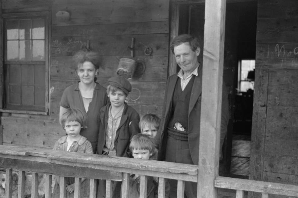 The Blizzard family, Kempton, West Virginia