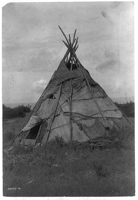 Mat lodge--Yakima by Edward S. Curtis ca. 1903
