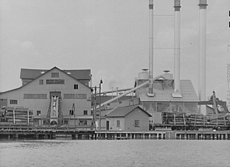 Lumber mill belonging to Henry Ford. L'Anse, Michigan 1941