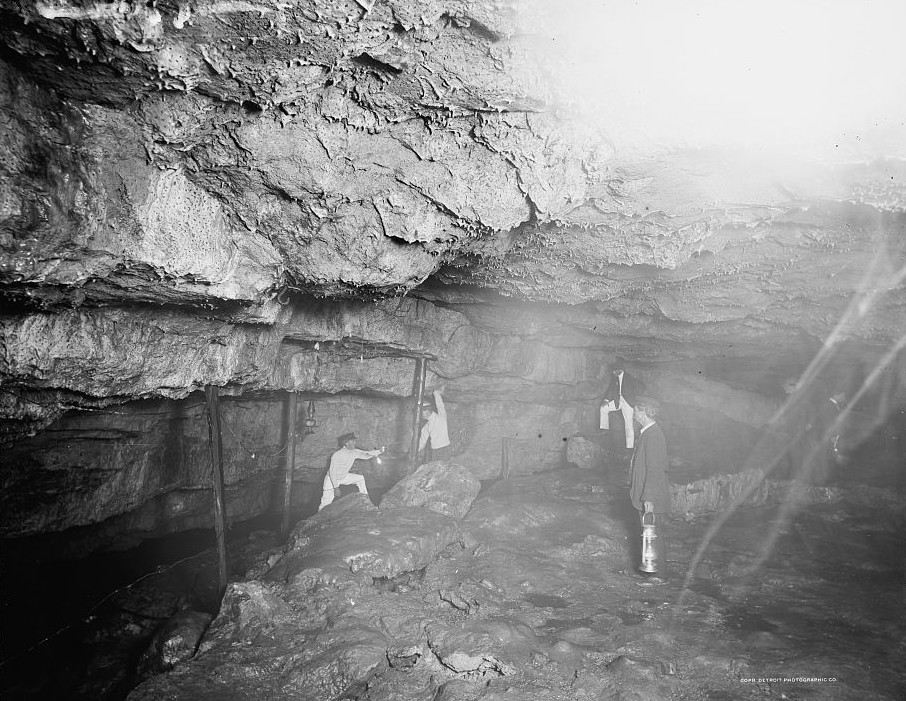 Perry Cave, Put-in-Bay, Ohio ca. 1904 by Detroit Publishing Company