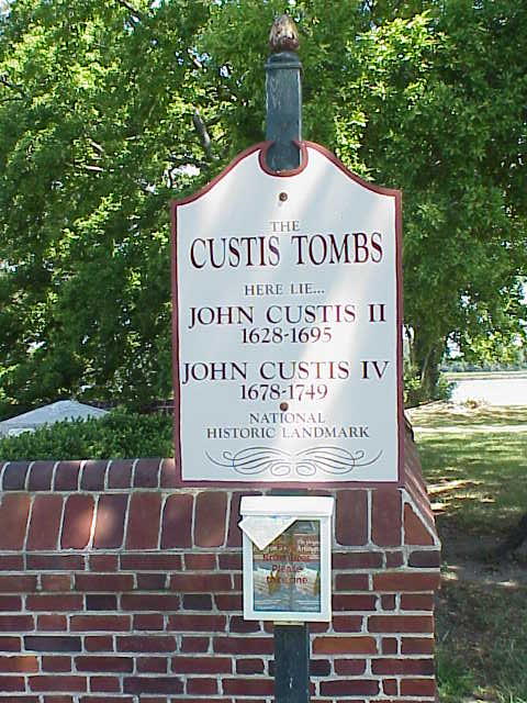 Custis tombstone