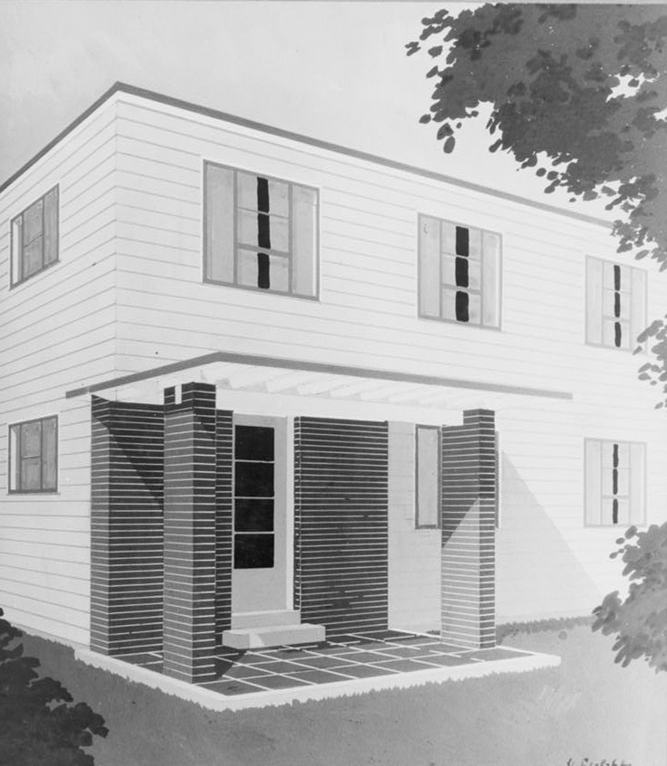 Model house. Greenhills, Ohio 1936